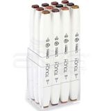 Touch 12'li Set Ahşap Renkler Twin Brush Marker Kalem