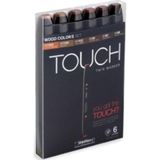 Touch 6'lı Set Fluorescent Colors Twin Marker Kalem