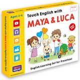 Touch English Width Maya & Luca Ingilizce Eğitim Seti (3-4 Yaş) ve Eğlenceli Dijital Interaktif Etkinlikler