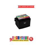Touch Gebzeli Çift Uçlu Marker Seti 80li Set