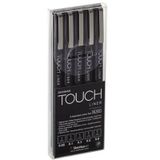 Touch Liner SH4100005 5li Siyah Teknik Çizim Kalemi