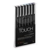 Touch Lıner Teknik Çizim Kalemi Set 7 Renk