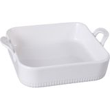Touch Me Porselen Kulplu Fırın Kabı 22 cm 5 Adet