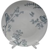 Touch Me Porselen Ocean Bird Servis Tabağı 27 cm 4 Adet