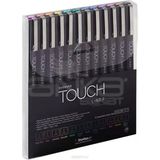 Touch SH4301205 12'li Set Renkli Liner Teknik Çizim Kalemi