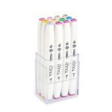 Touch Twin Brush Marker 12 Renk Set Pastel Renkleri