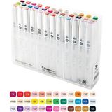 Touch Twin Brush Marker 36'lı