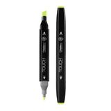 Touch Twin Brush Marker F124 Fluorescent Green Teknik Çizim Kalemi