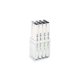 Touch Twin Brush Marker Fırça Uçlu Marker Seti 12 Renk Sıcak Griler