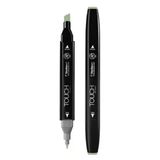 Touch Twin Brush Marker GY174 Spring Dim Green Teknik Çizim Kalemi