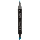 Touch Twin Brush Marker PB74 Brilliant Blue Teknik Çizim Kalemi