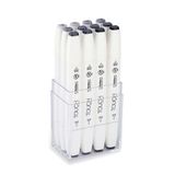 Touch Twın Brush Marker Set 12 Renk Soğuk Gri Tonlar