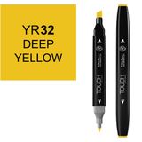 Touch Twin Brush Marker Y44 Fresh Green Teknik Çizim Kalemi