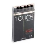 Touch Twin Marker 6 Renk Set Ten Renkleri A