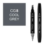 Touch Twin Marker CG8 Cool Grey Çizim Kalemi