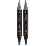 TOUCH TWIN MARKER F124 FLUORESCENT GREEN (2 paketi)