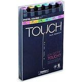 Touch Twin Marker Florasan Colors Set 6 Adet Keçeli Kalem