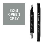 Touch Twin Marker GG5 Green Grey Çizim Kalemi