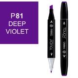 Touch Twin Marker P81 Deep Violet Teknik Çizim Kalemi