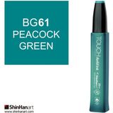 Touch Twin Marker Yedek Mürekkep 20 ml BG61 Peacock Yeşil