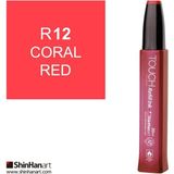 Touch Twin Marker Yedek Mürekkep 20 ml R12 Mercan Kırmızısı