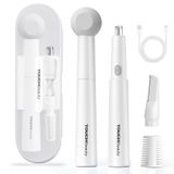 TOUCHBeauty Kadınlar için Kulak ve Burun Saç Düzeltici-2024 Yükseltilmiş Hepsi Bir Arada Yüz Saç Düzeltici 11.000 RPM Güçlü Motor, Şarj Edilebilir, IPX7 Su Geçirmez, Temizlemesi Kolay, Yüz Kulak Burun