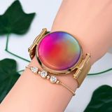 Touche Dokunmatik Unisex Kol Saati Dokunmatik Ekran 3 Atm Su Geçirmez Gold ZMTC002 - Çok Renkli