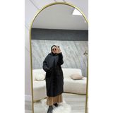 Touche Oversıze Maxi Şişme Mont - Standart - Siyah