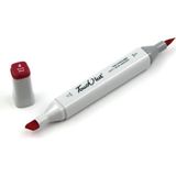 Touchliit Çift Taraflı Vivid Red R4 Marker Kalem