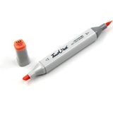Touchliit F122 Fluorescent Orange Çift Taraflı Marker Kalem