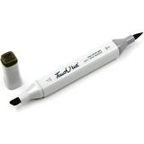 Touchliit Y225 Olive Green Dark Çift Taraflı Marker Kalem