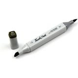 Touchliit Y42 Bronze Green Çift Taraflı Marker Kalem