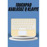 Touchpad Tüm Cihazlara Uyumlu Bluetooth Klavye Touchpad Slim Kablosuz Wifi Q Klavye Mir97329597