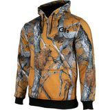 Tough Challenger Outdoor Challenger Kapüşonlu Avcı Poları Kanguru Cep Av Kamuflajı Hoodie DA503 001 - Turuncu