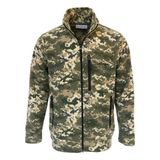 Tough Challenger Outdoor Haki Polar Mont · Tam Fermuar · Üç Cepli · Tüylenme Yapmaz - SA13 004 - XL - Kamuflaj