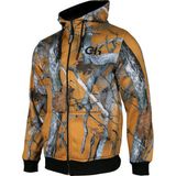 Tough Challenger Outdoor Kapüşonlu Polar Avcı Montu · Cepli · Av Kamuflaj · Fermuarlı Hoodie - DA504 001 - 2XL - Turuncu