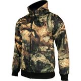 Tough Challenger Outdoor Kapüşonlu Polar Avcı Montu · Cepli · Av Kamuflaj · Fermuarlı Hoodie - DA504 002 - S - Askeri Yeşili