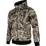 Tough Challenger Outdoor Kapüşonlu Polar Avcı Montu · Cepli · Av Kamuflaj · Fermuarlı Hoodie - DA504 003 - S - Saz Kamuflaj Desen