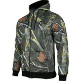 Tough Challenger Outdoor Kapüşonlu Polar Avcı Montu · Cepli · Av Kamuflaj · Fermuarlı Hoodie - DA504 004 - 2XL - Orman