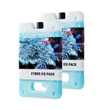 TOURIT Beslenme Kutusu için Buz Paketi - 22,2 cm x 14 cm - Öğle Yemeği ve Soğutucu Çanta - Kamp, Plaj, Piknik, Balıkçılık ve Daha Fazlası için Yeniden Kullanılabilir Uzun Ömürlü