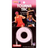 Tourna Tac Tenis Grip 3'lü Paket (Yapışkan His) - Pembe