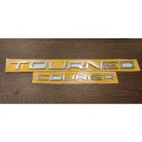 Tourneo Courier Aksesuar Bagaj Yazısı Krom Kaplama Şablonlu ve Çift Taraflı Bantlı Tourneo Yeni