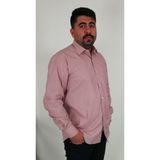 Tousus Regular Fit Çizgili Erkek Gömlek - Bordo