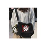 Touz Moda Anime Demon Slayer Tanjiro Siyah Postacı Çantası