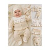 Tovi Baby Tovibaby Tonton Bebe 0-3 Ay Waffle Krem Hastane çıkışı