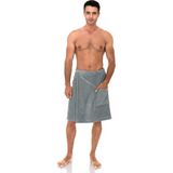 Towelselections Erkek Sarma Ayarlanabilir Pamuklu Kadife Duş Bornoz Sargı Spor Salonu Body Cover Up Bornoz