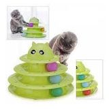 TOWER OF TRACKS ÜÇ KATLI KEDİ OYUNCAĞI