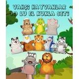 Tox 10 Parça Vahşi Hayvanlar El Kukla Set Eğitici Oyuncak