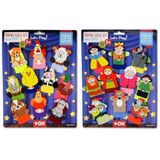 Tox 2 Set 20 Parça T225 T220 Çiftik Hayvanları ve Masal Kahramanları Parmak Kukla