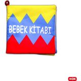 Tox Bebek Ana Renkler Kumaş Sessiz Kitap - Bez Kitap
